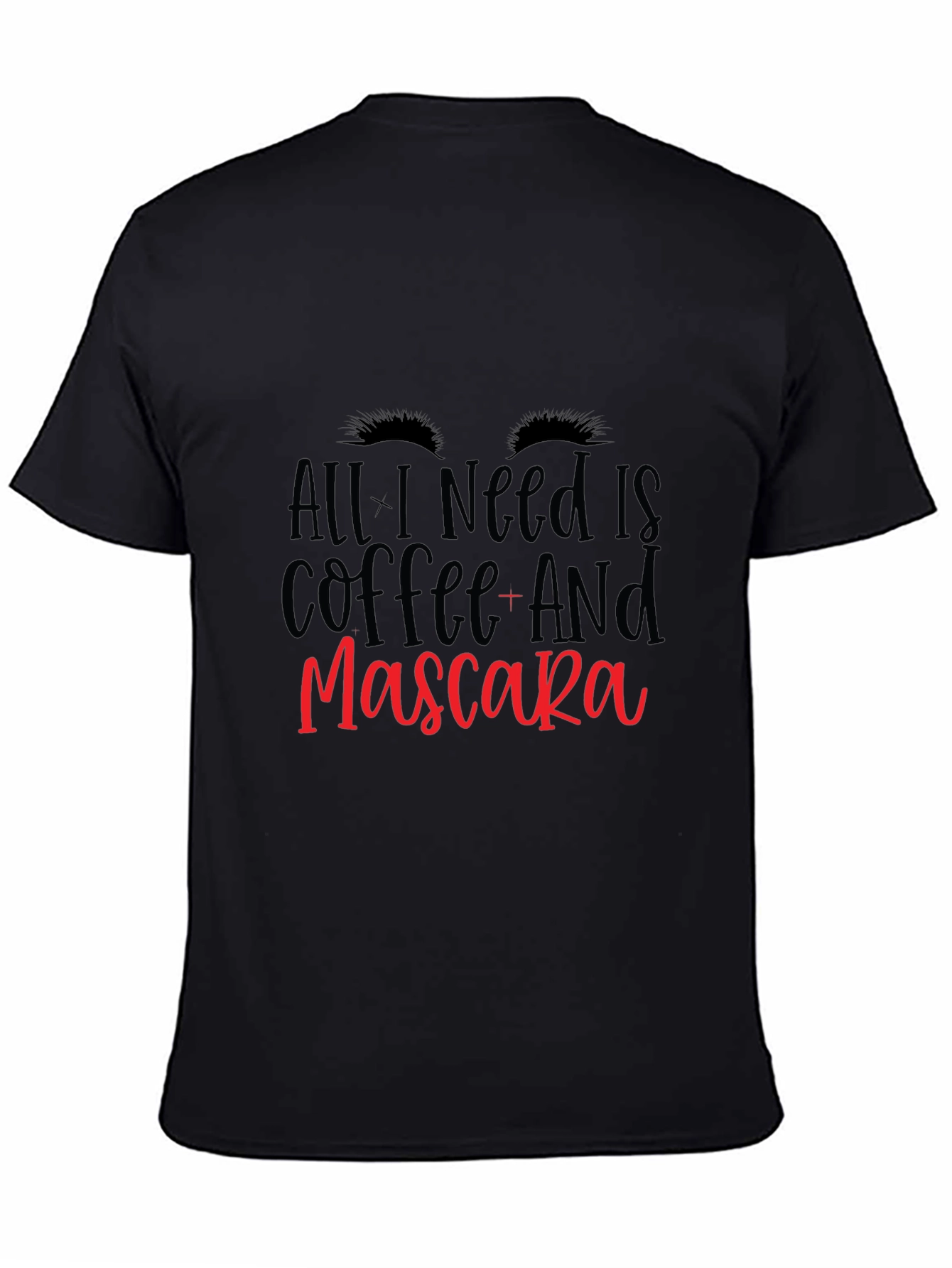 Coffee and Mascara Black T-Shirt
