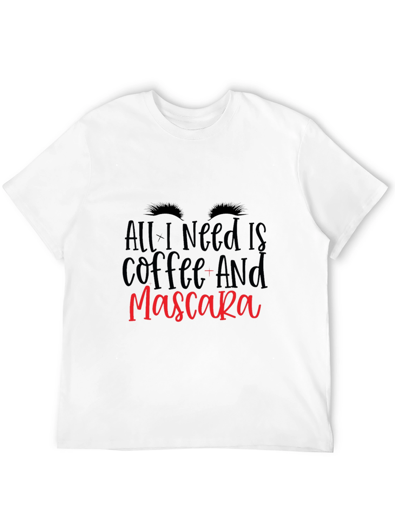 Coffee and Mascara Black T-Shirt