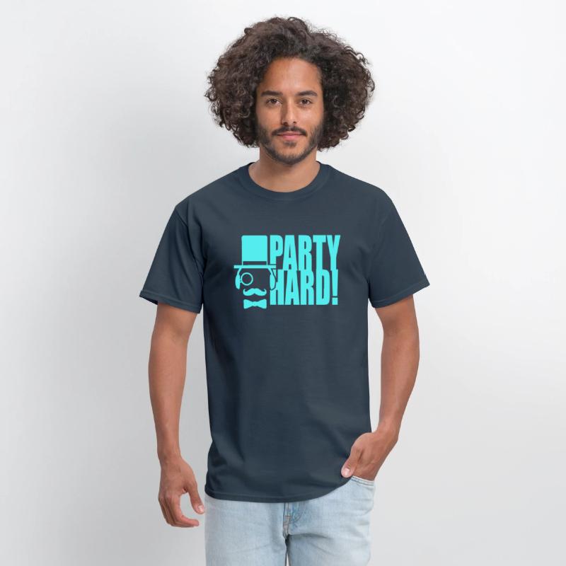 Sir DJ Party Hard Gentleman Cylinder Hat Monocle