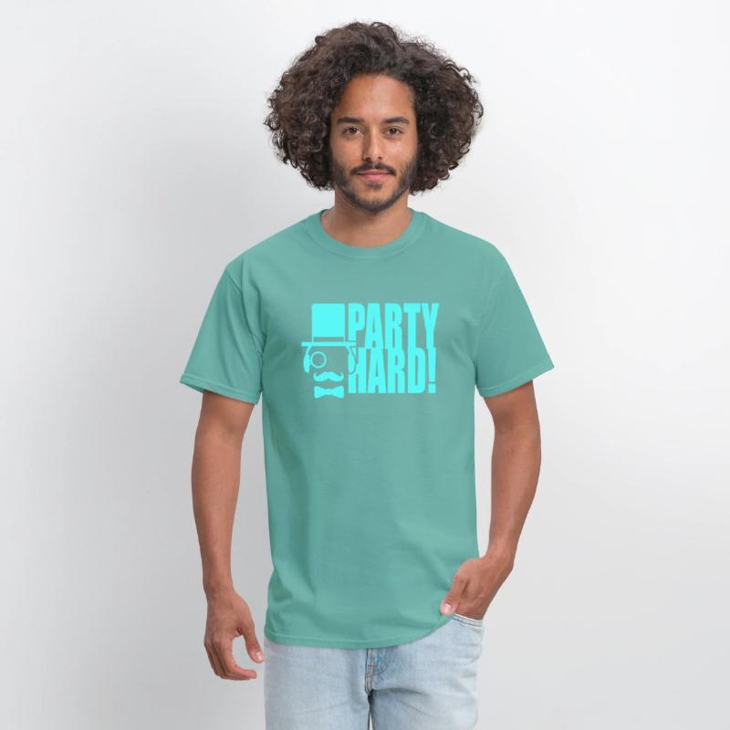Sir DJ Party Hard Gentleman Cylinder Hat Monocle