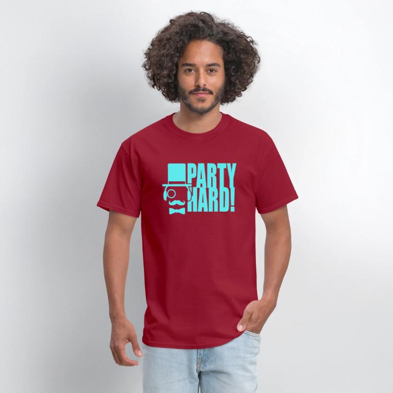 Sir DJ Party Hard Gentleman Cylinder Hat Monocle