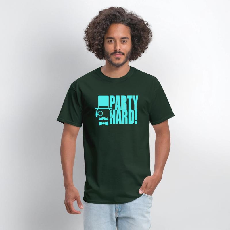 Sir DJ Party Hard Gentleman Cylinder Hat Monocle