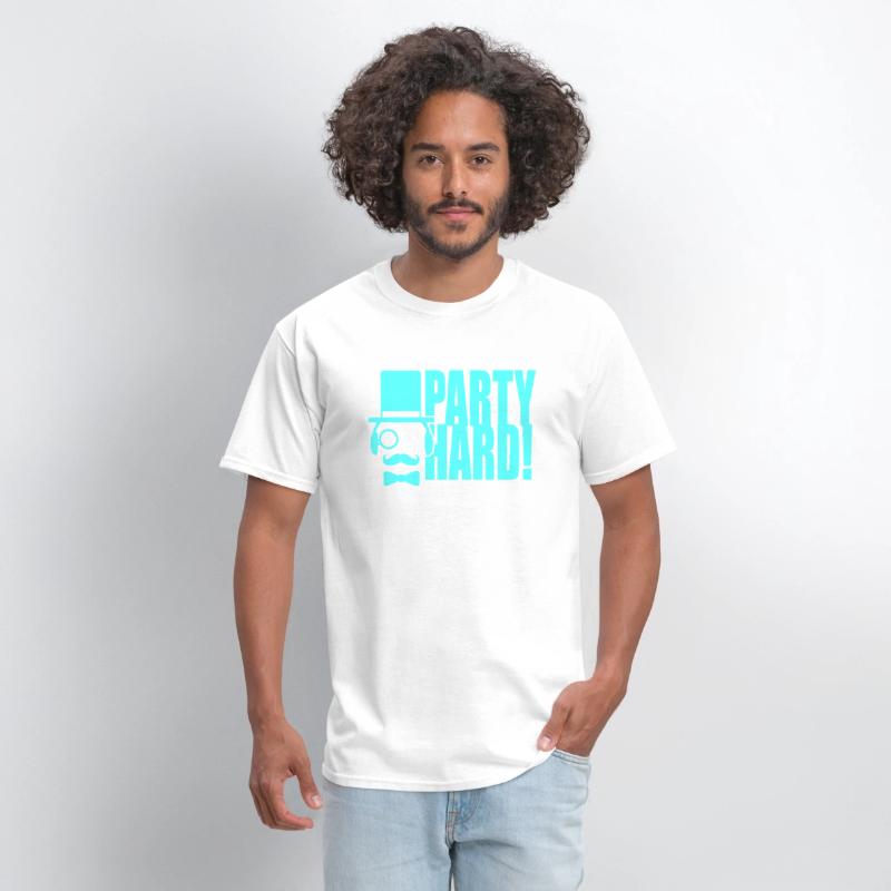 Sir DJ Party Hard Gentleman Cylinder Hat Monocle