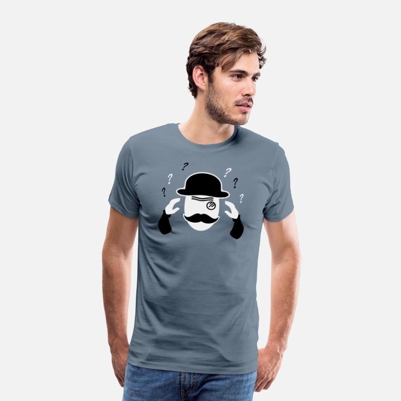 Sir with monocle and moustache wondering