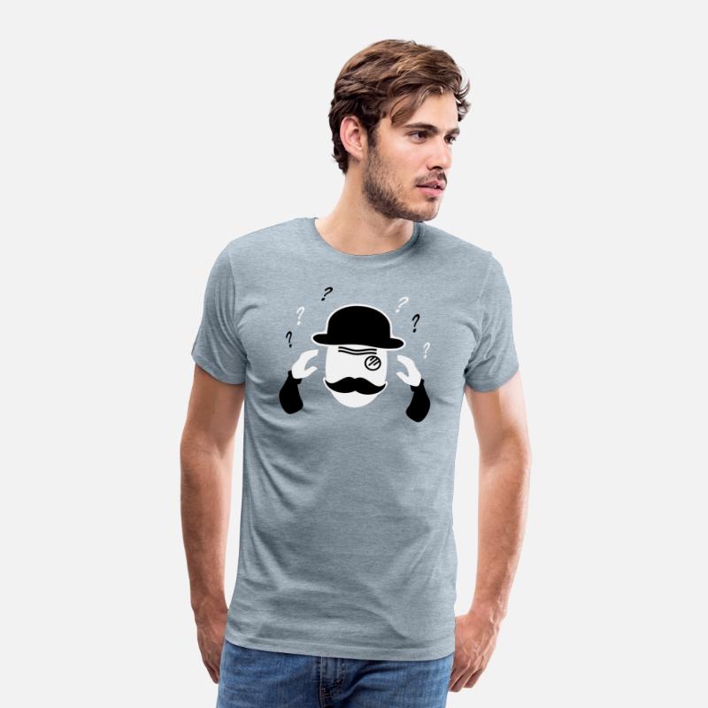 Sir with monocle and moustache wondering