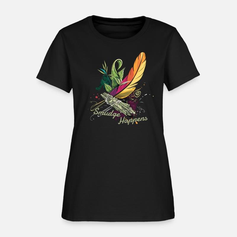 Smudge happens - Smudge Sage Feather Spiritual