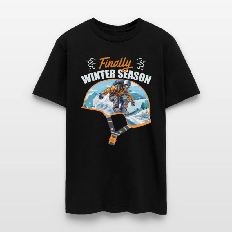Snowboarding Finally Winter Season Winter Sports