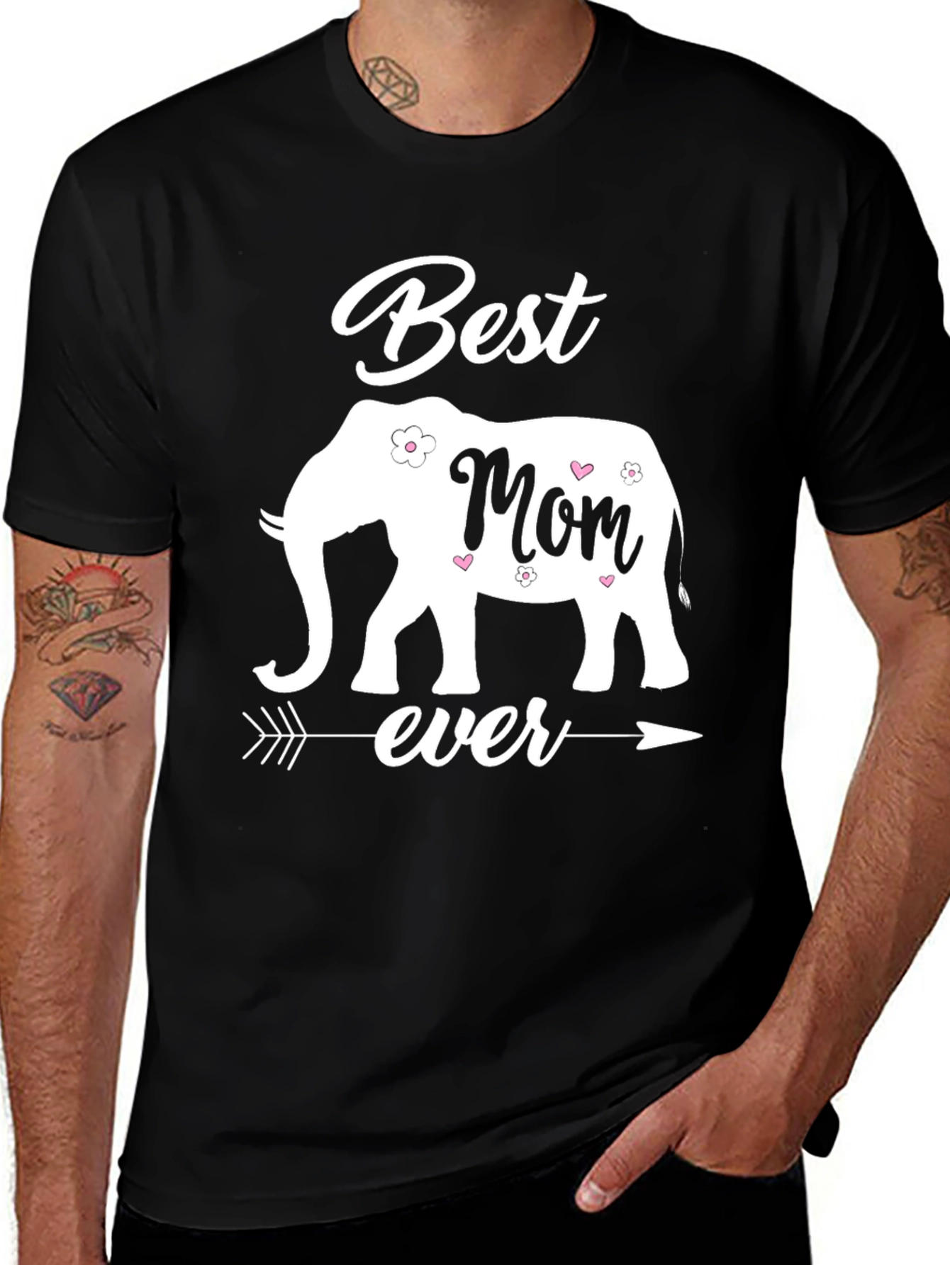 Best Mom Ever Elephant T-Shirt