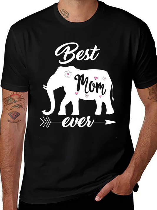 Best Mom Ever Elephant T-Shirt
