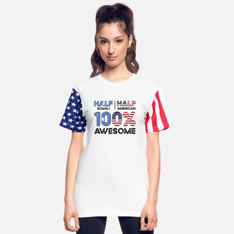 Somali American Patriot USA Grown Somalia US Flag