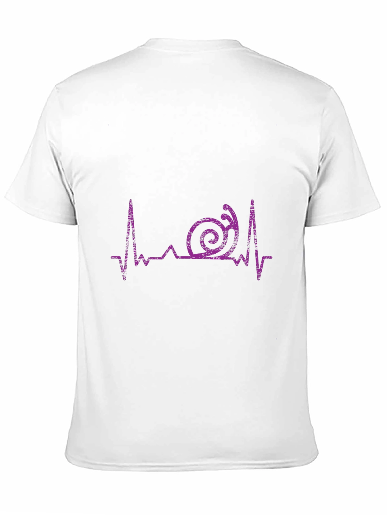 Snail Heartbeat Graphic Tee - Unique Design