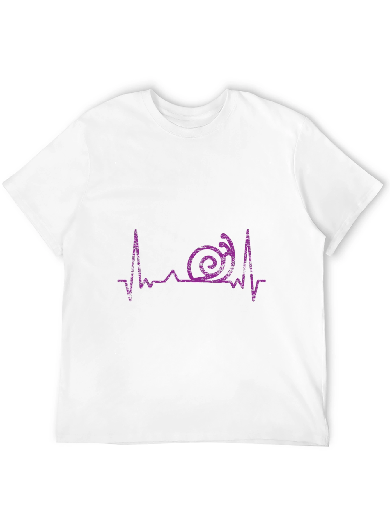Snail Heartbeat Graphic Tee - Unique Design