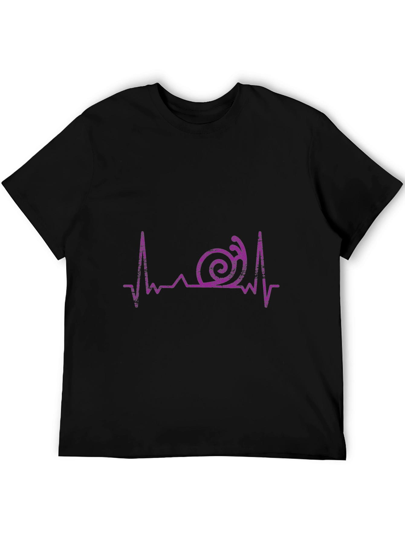 Snail Heartbeat Graphic Tee - Unique Design