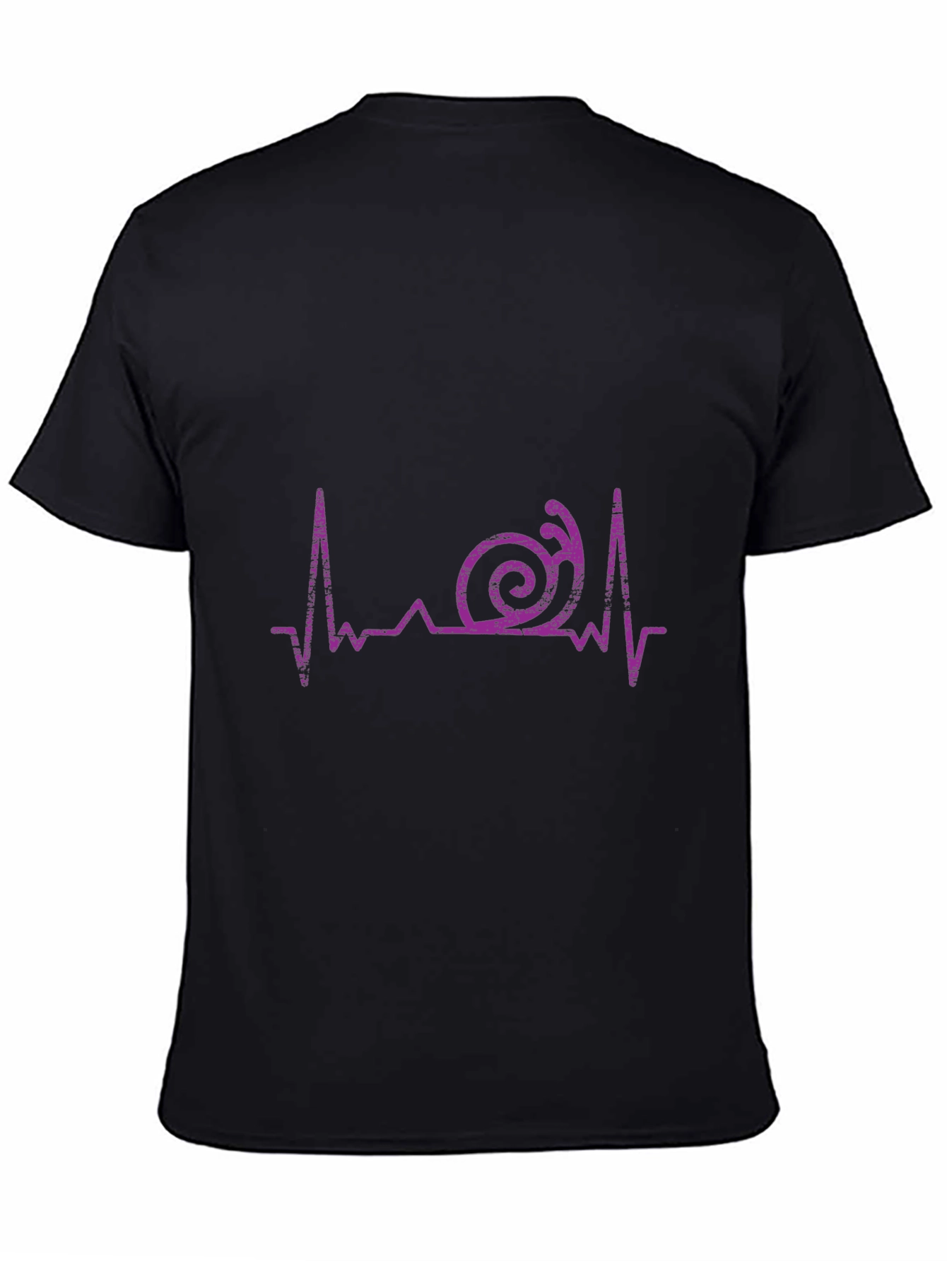 Snail Heartbeat Graphic Tee - Unique Design