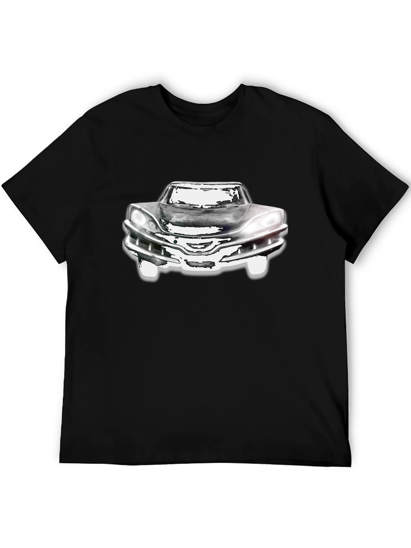 Classic Car Graphic T-Shirt - Black