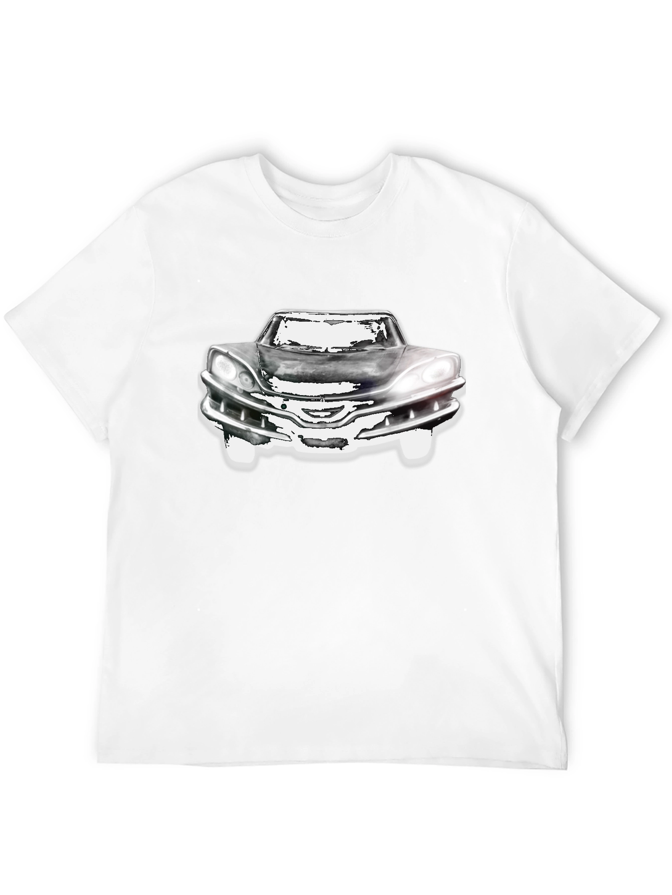 Classic Car Graphic T-Shirt - Black