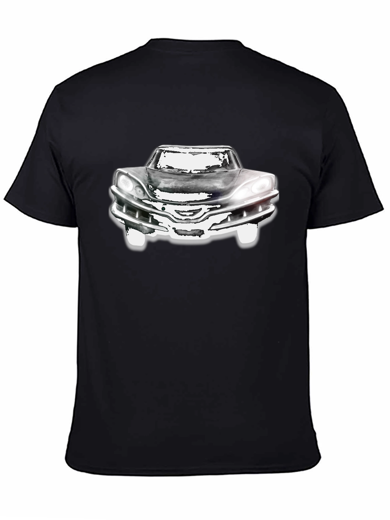 Classic Car Graphic T-Shirt - Black
