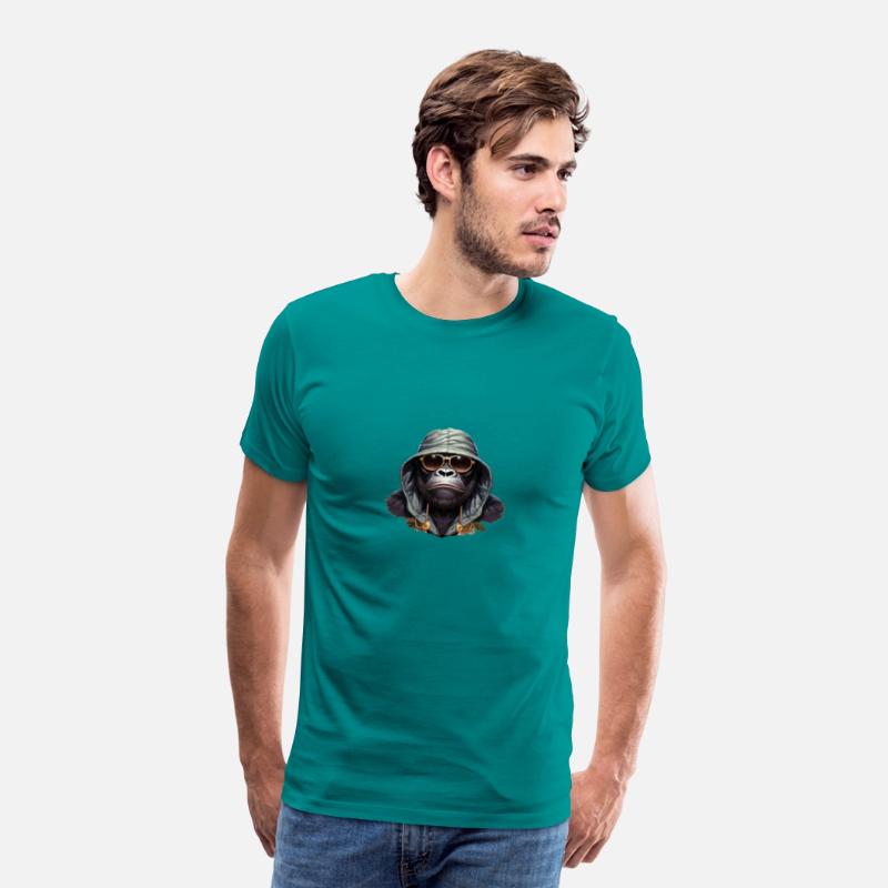 "Street King Gorilla T-Shirt – Urban Hip-Hop Power