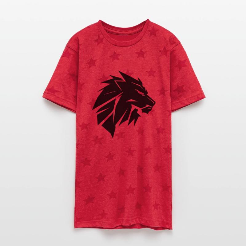 Stylish Lion's Head With Mane