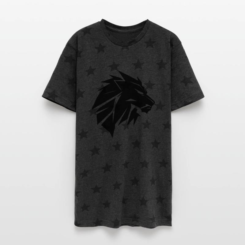 Stylish Lion's Head With Mane