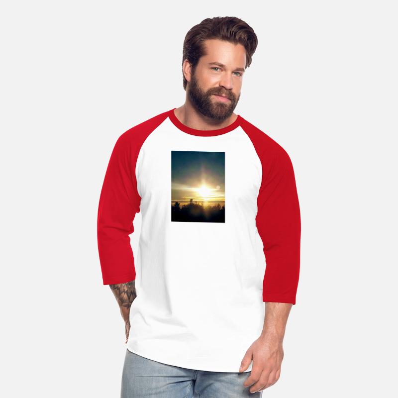 Sunset Over Cloudscape Illustration