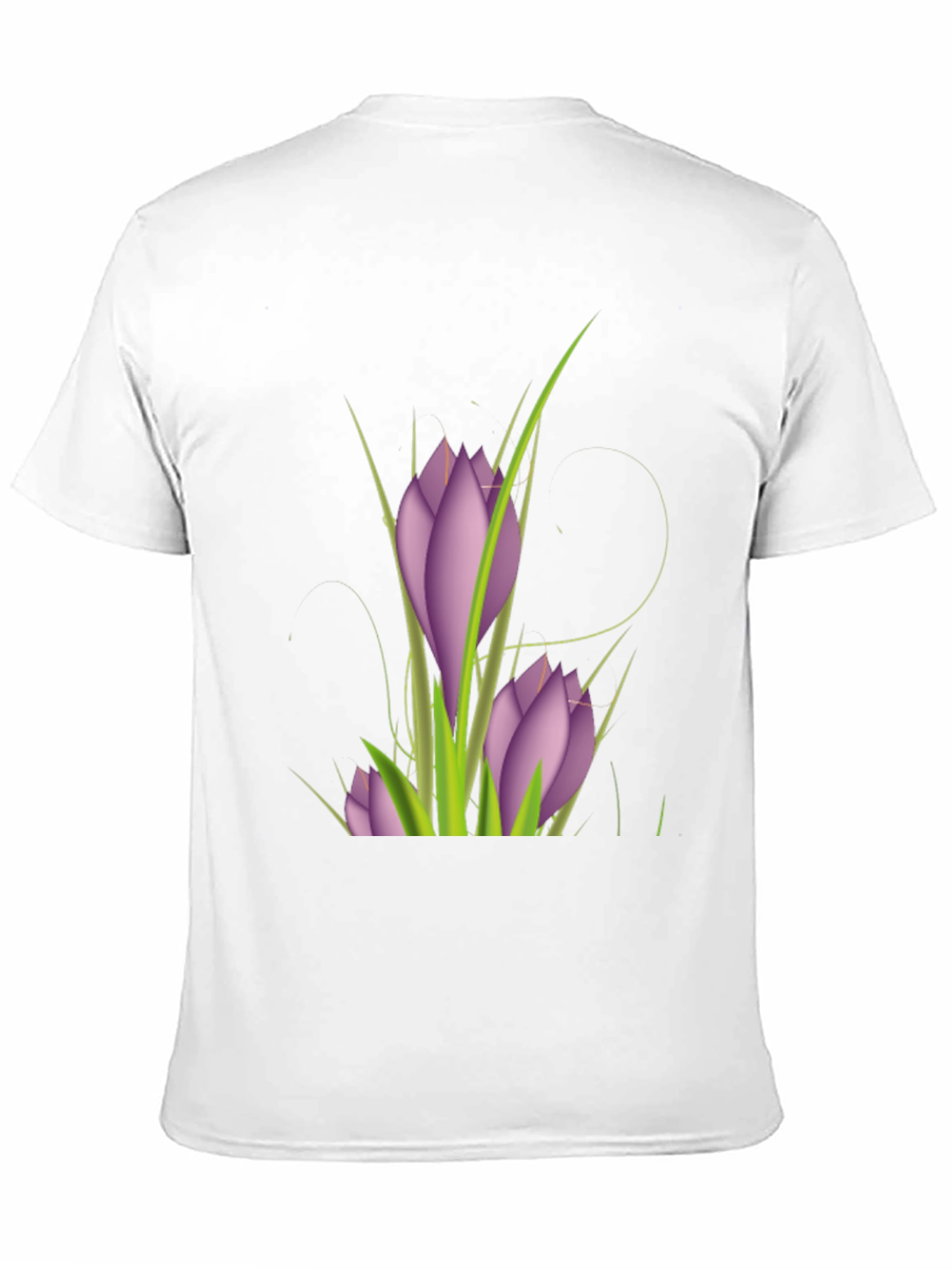 Floral Print Black T-Shirt