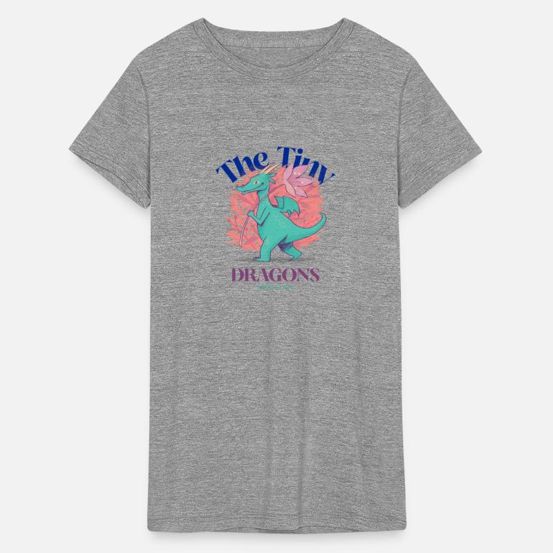 T-shirt with a dragon design with wonderful cartoo