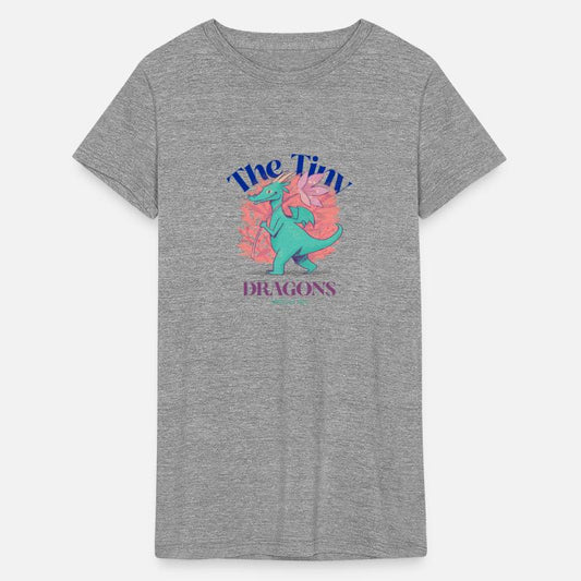 T-shirt with a dragon design with wonderful cartoo