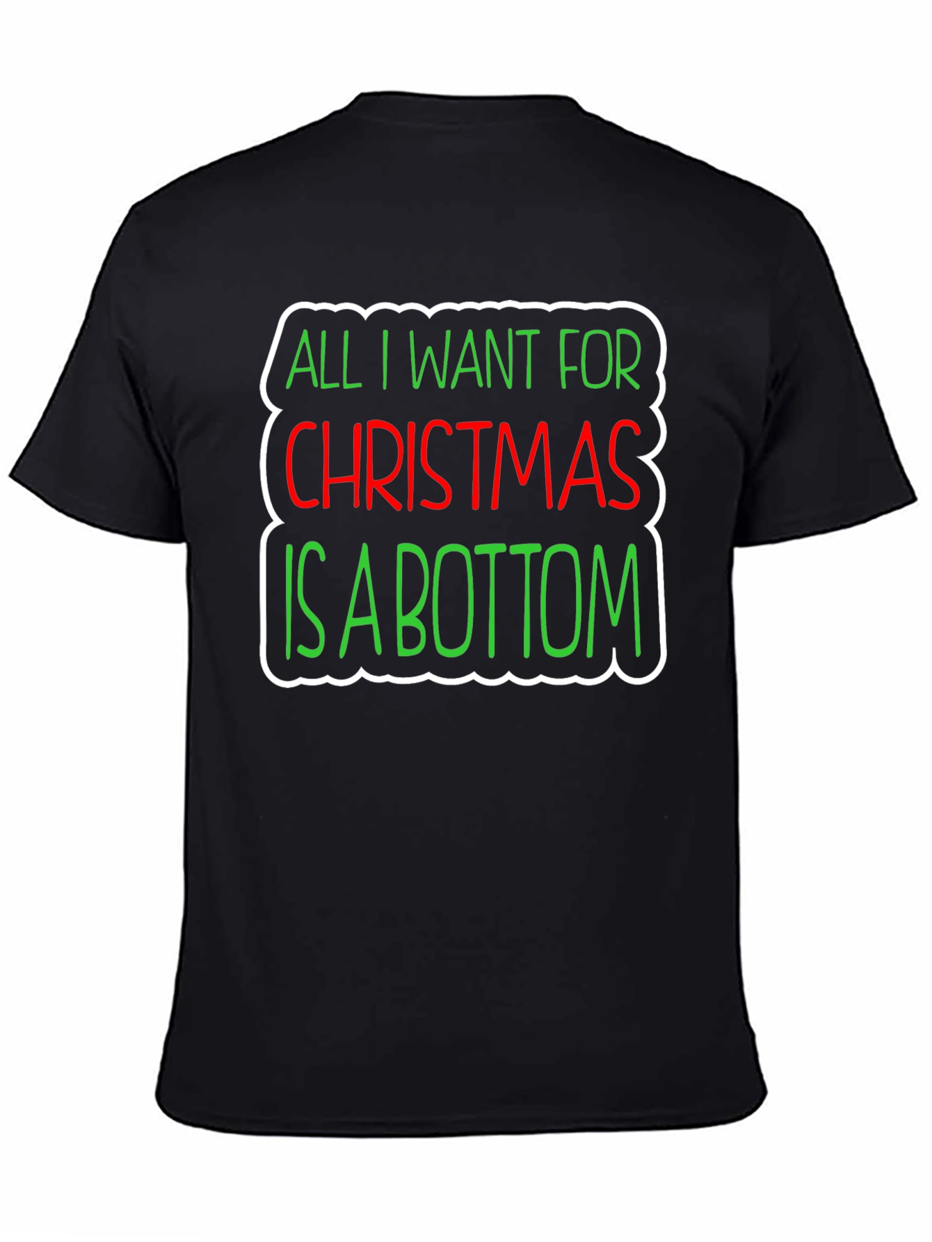Funny Christmas Bottom T-Shirt