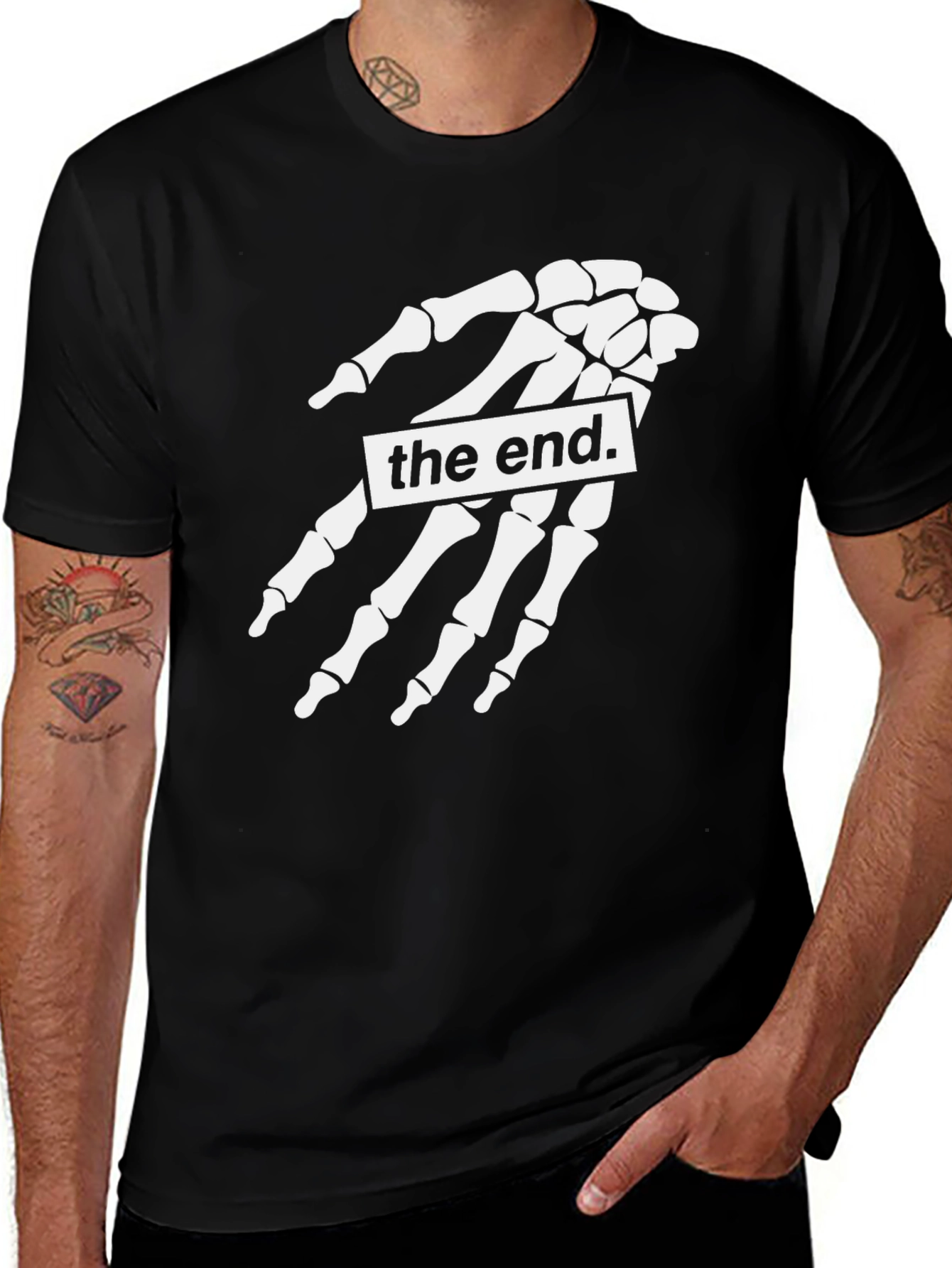 The End Skeleton Hand T-Shirt - Graphic Tee