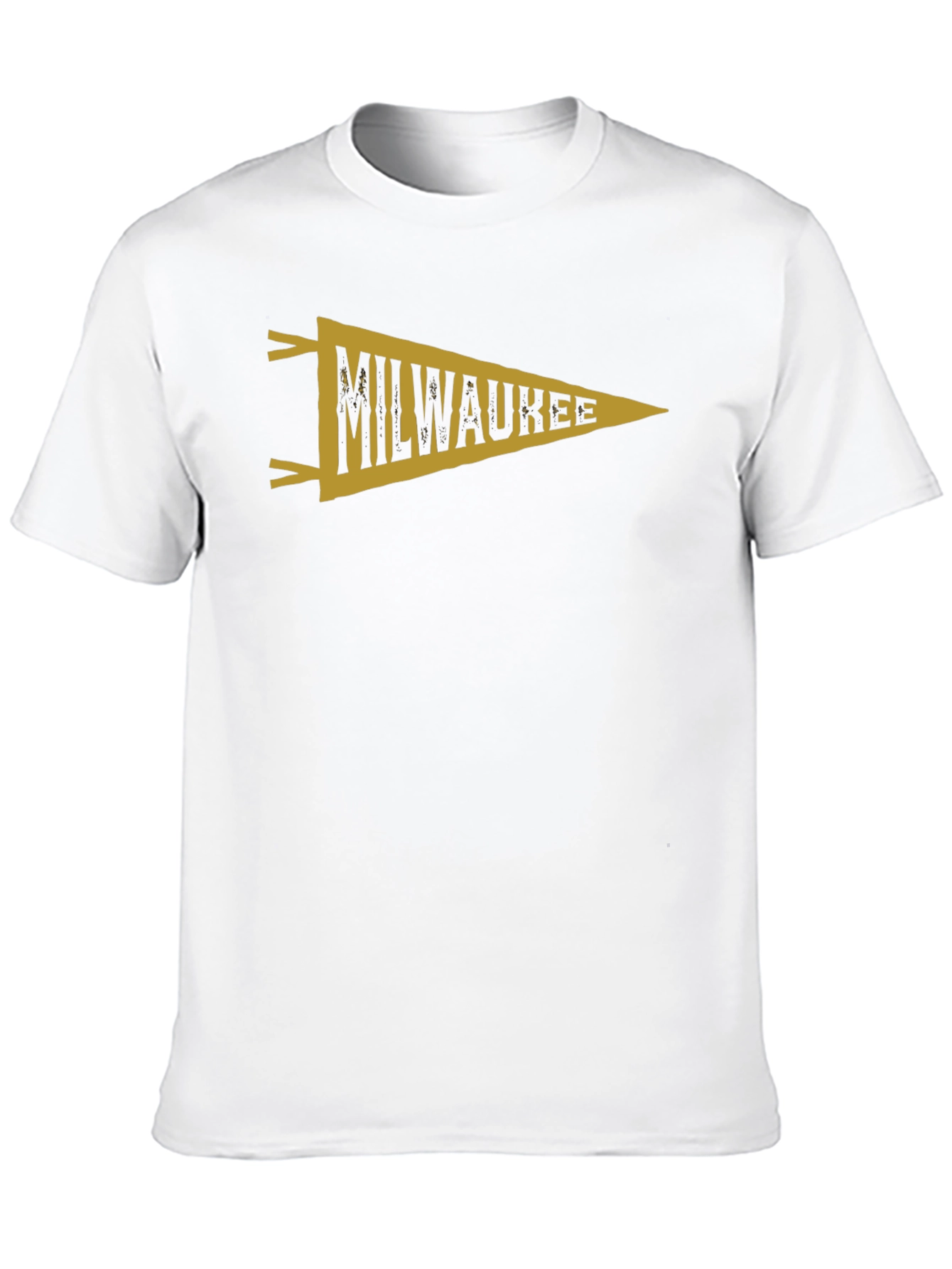 Milwaukee Pennant Graphic Black T-Shirt