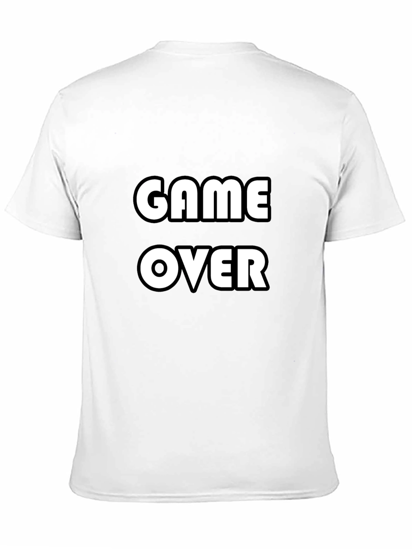 Game Over T-Shirt - Black Graphic Tee