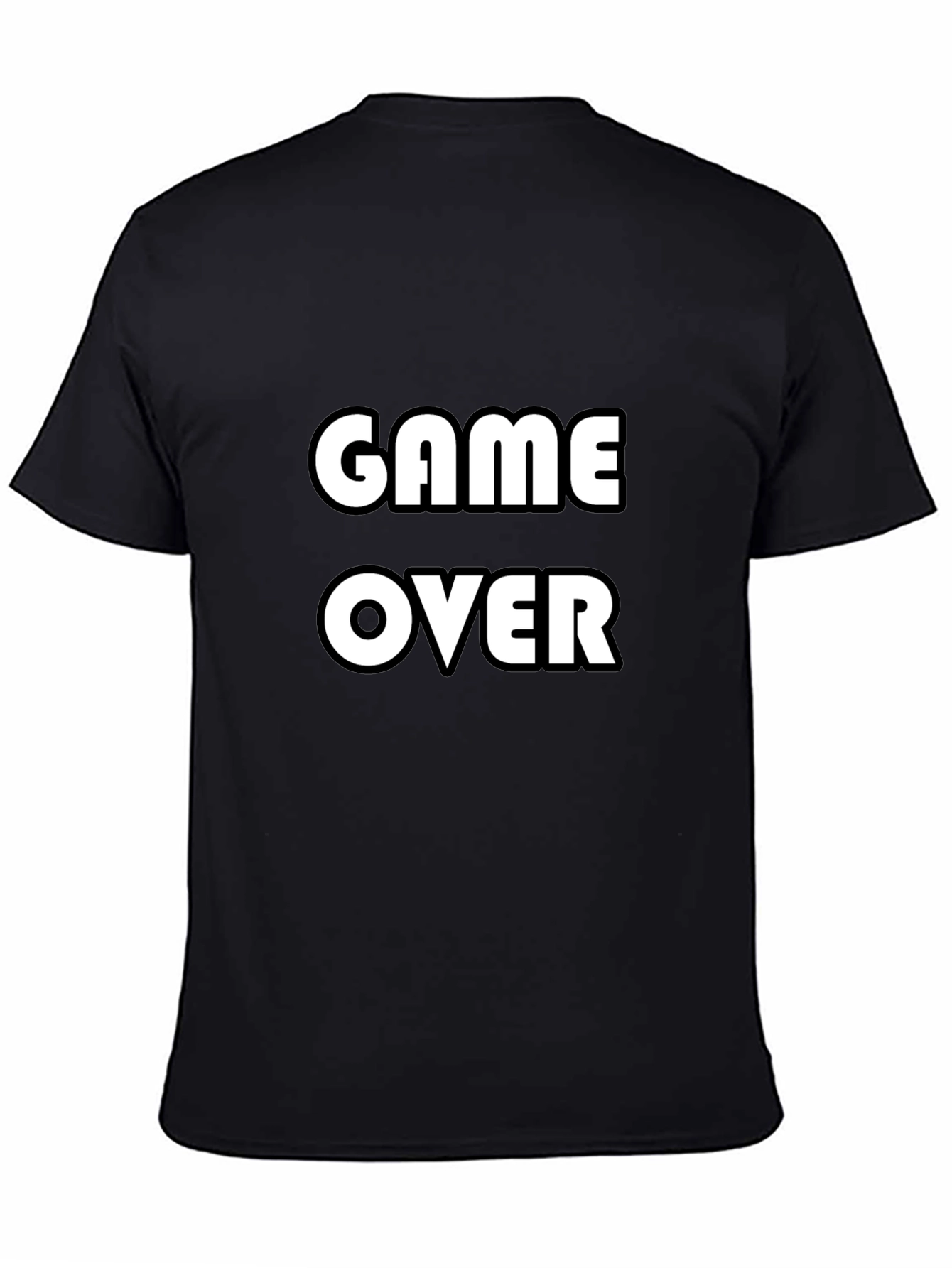 Game Over T-Shirt - Black Graphic Tee