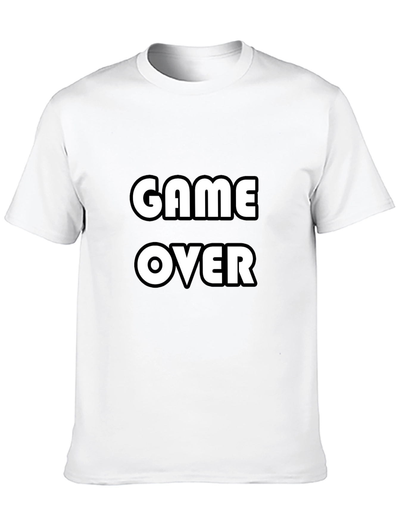 Game Over T-Shirt - Black Graphic Tee