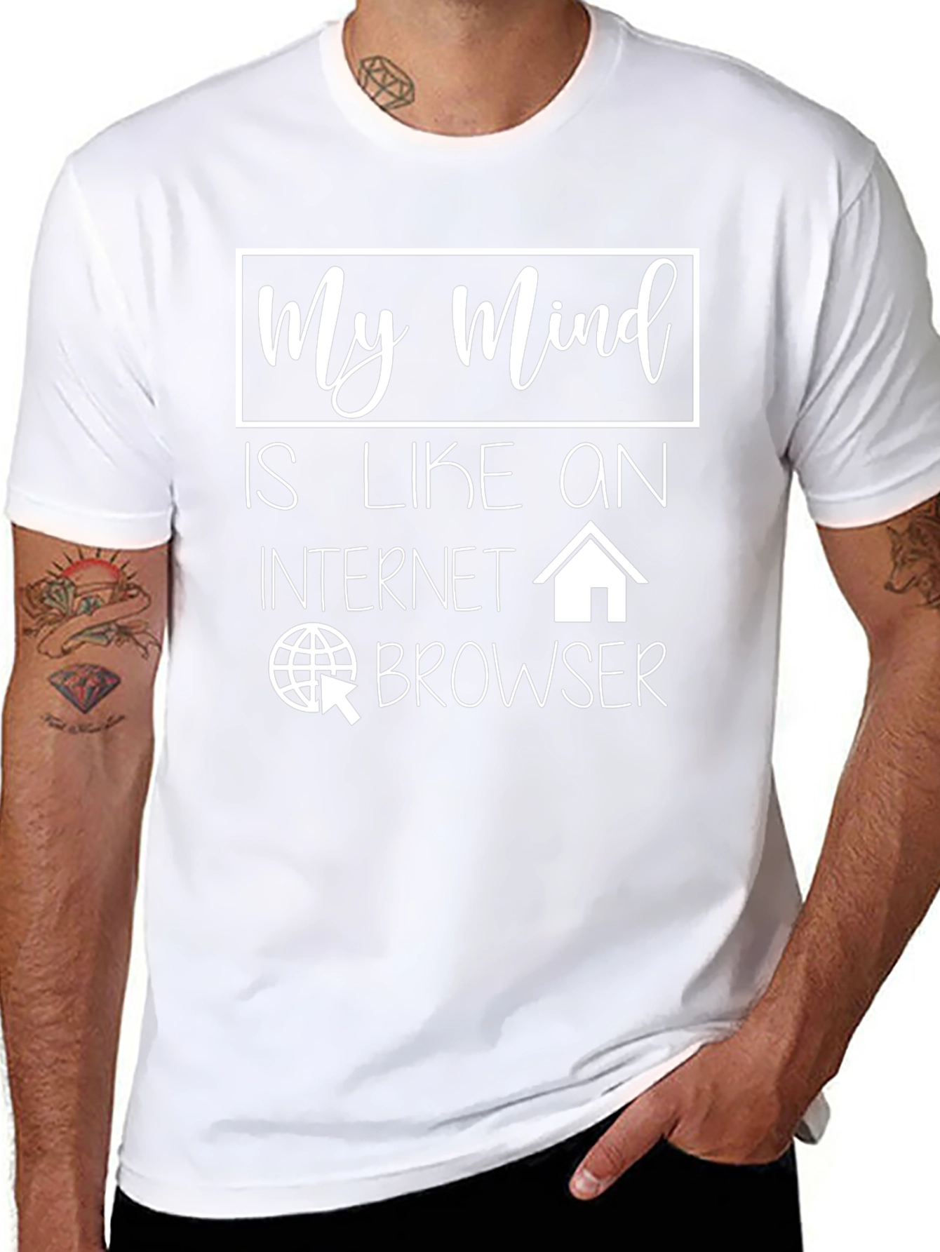 My Mind Internet Browser Graphic T-Shirt