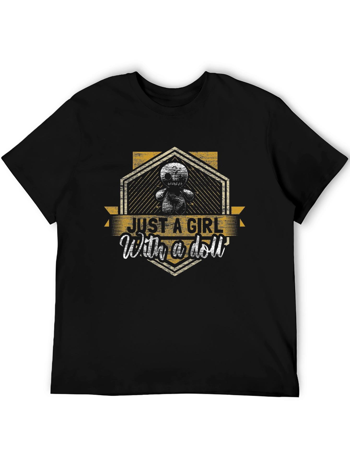 Just A Girl With A Doll Graphic T-Shirt