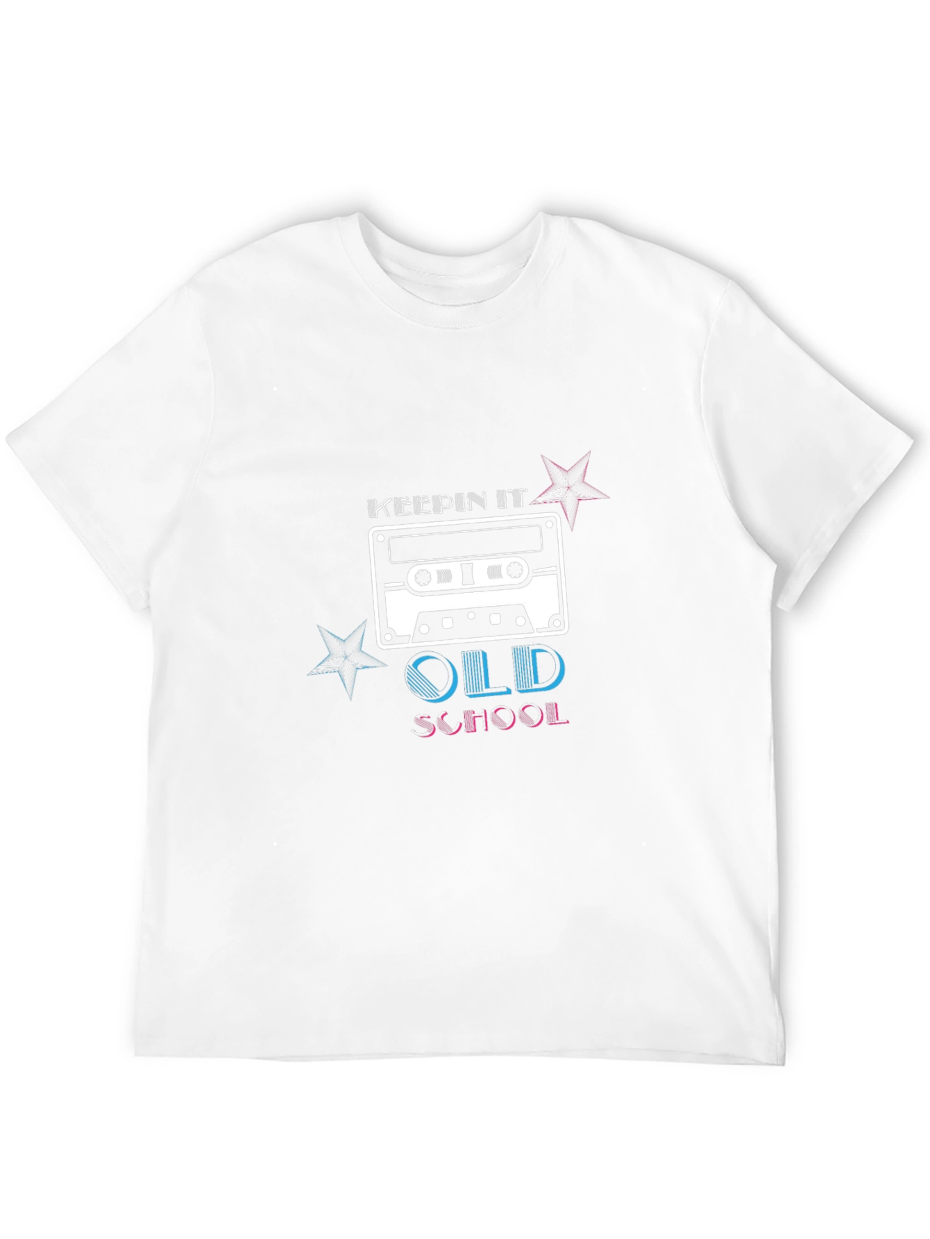 Keepin It Old School Cassette Tape Graphic T-Shirt