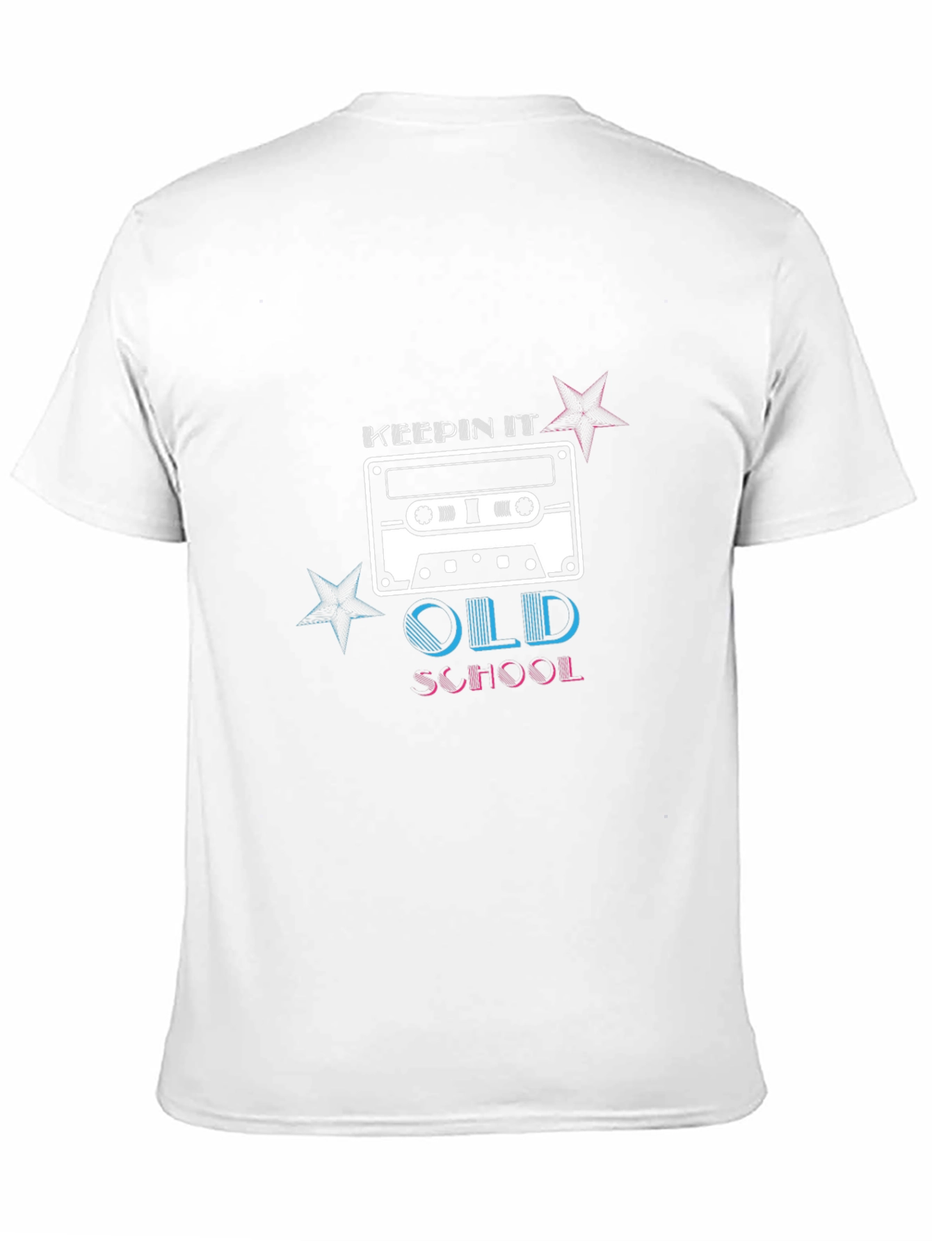 Keepin It Old School Cassette Tape Graphic T-Shirt
