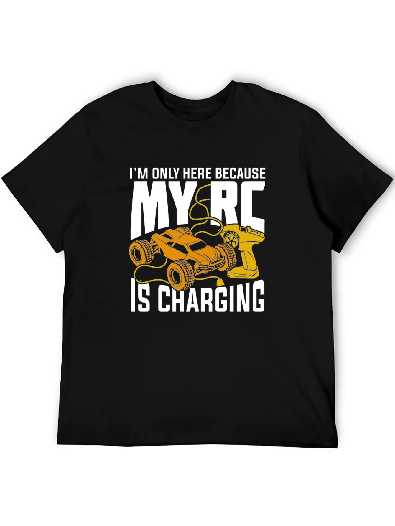 RC Car Charging T-Shirt - Hobbyist Apparel