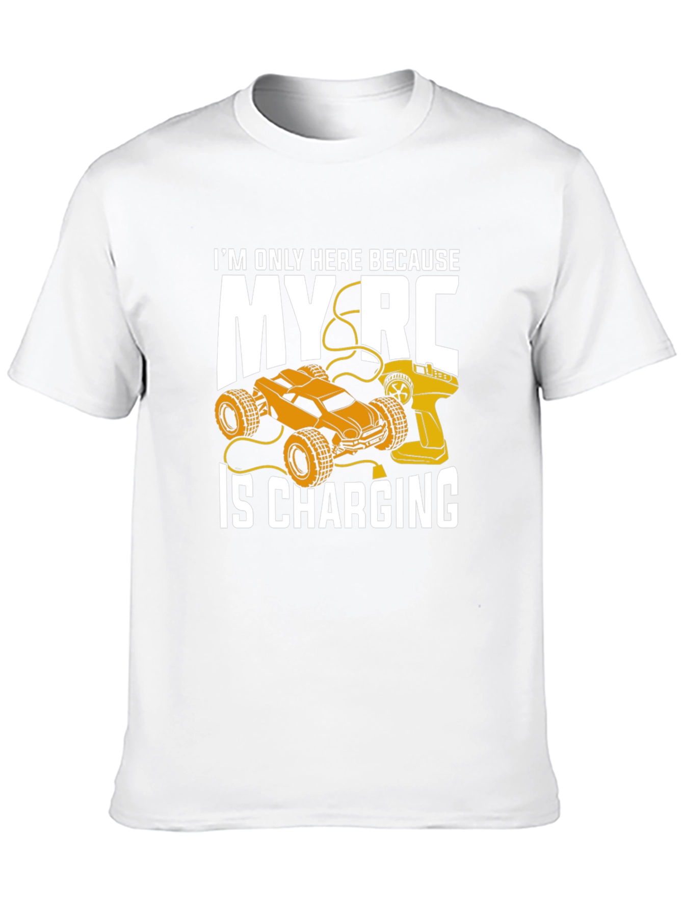 RC Car Charging T-Shirt - Hobbyist Apparel