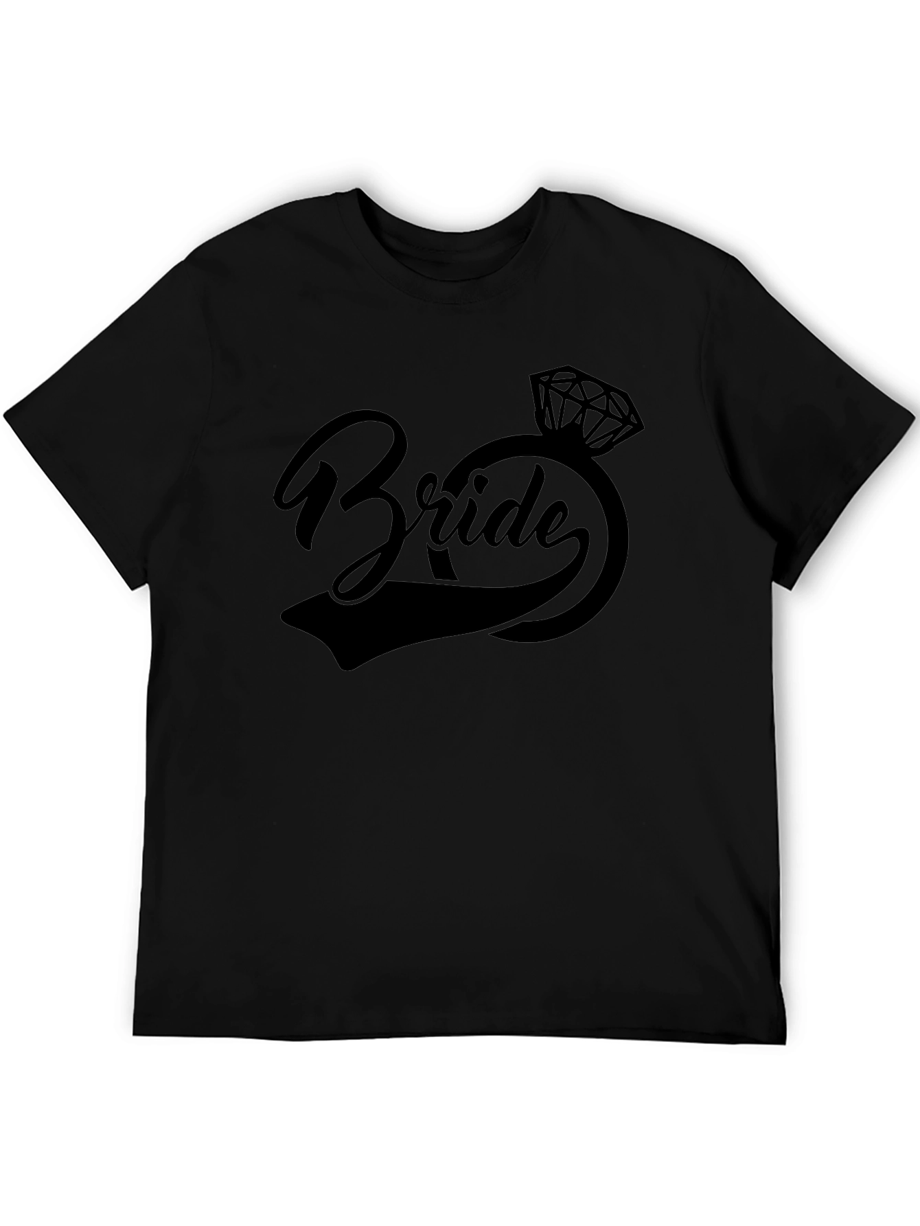 Bride Graphic Tee - Black Wedding Shirt