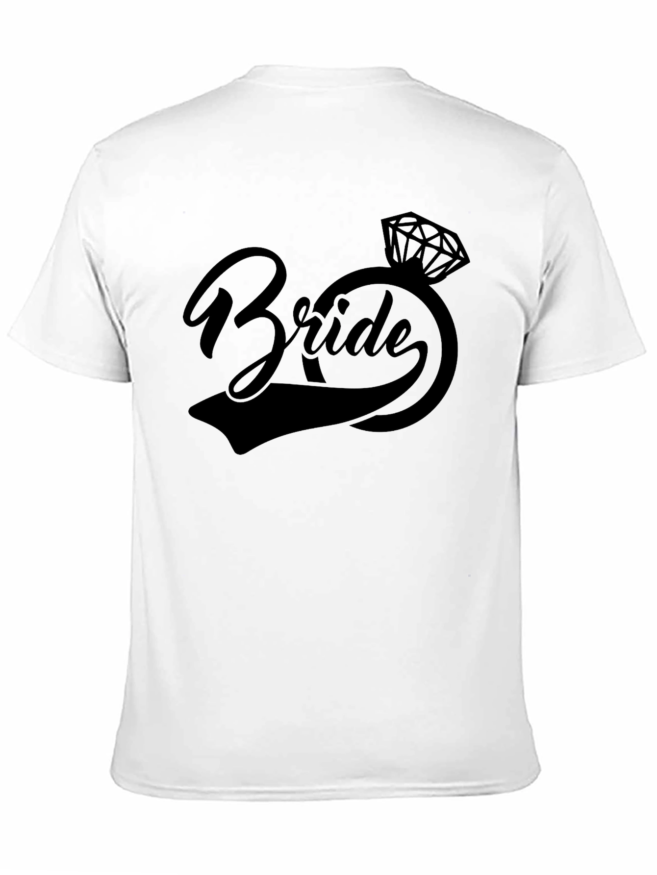 Bride Graphic Tee - Black Wedding Shirt
