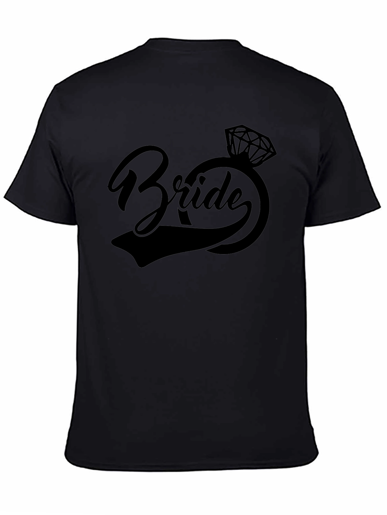 Bride Graphic Tee - Black Wedding Shirt