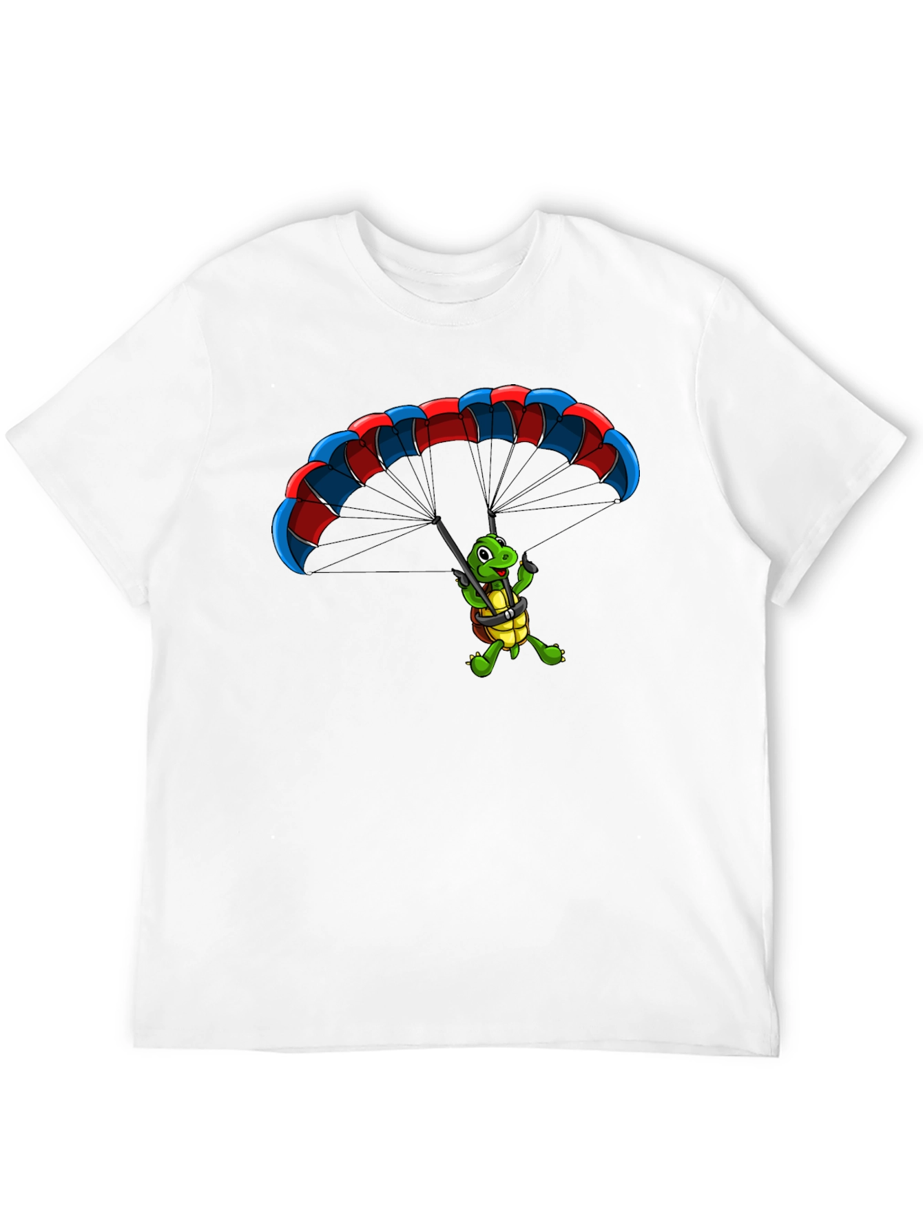 Turtle Parachute Graphic Tee - Fun & Unique Design