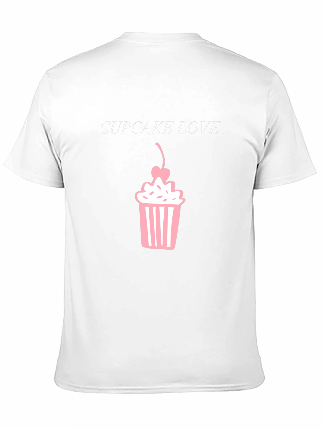 Cupcake Love Graphic T-Shirt - Black