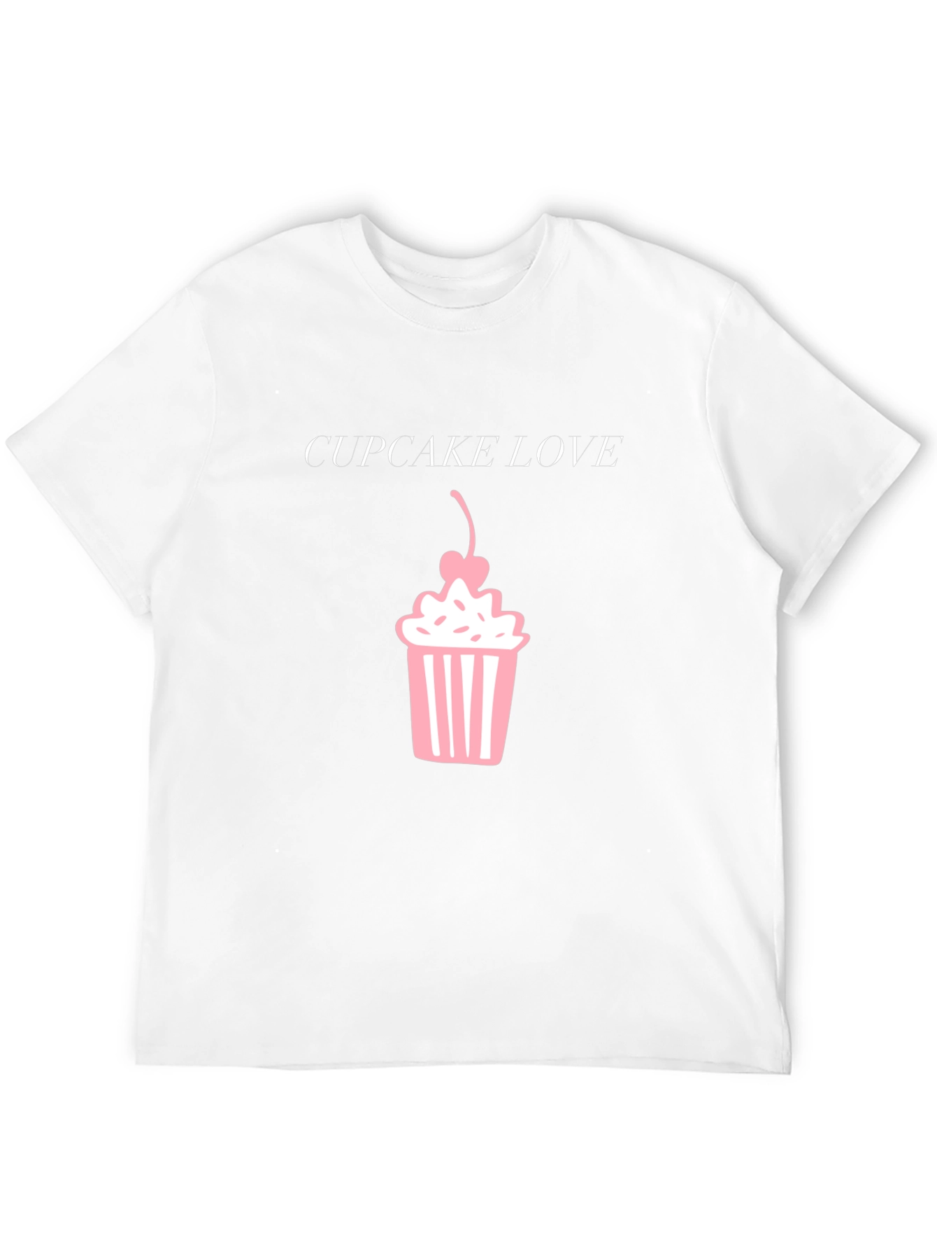 Cupcake Love Graphic T-Shirt - Black