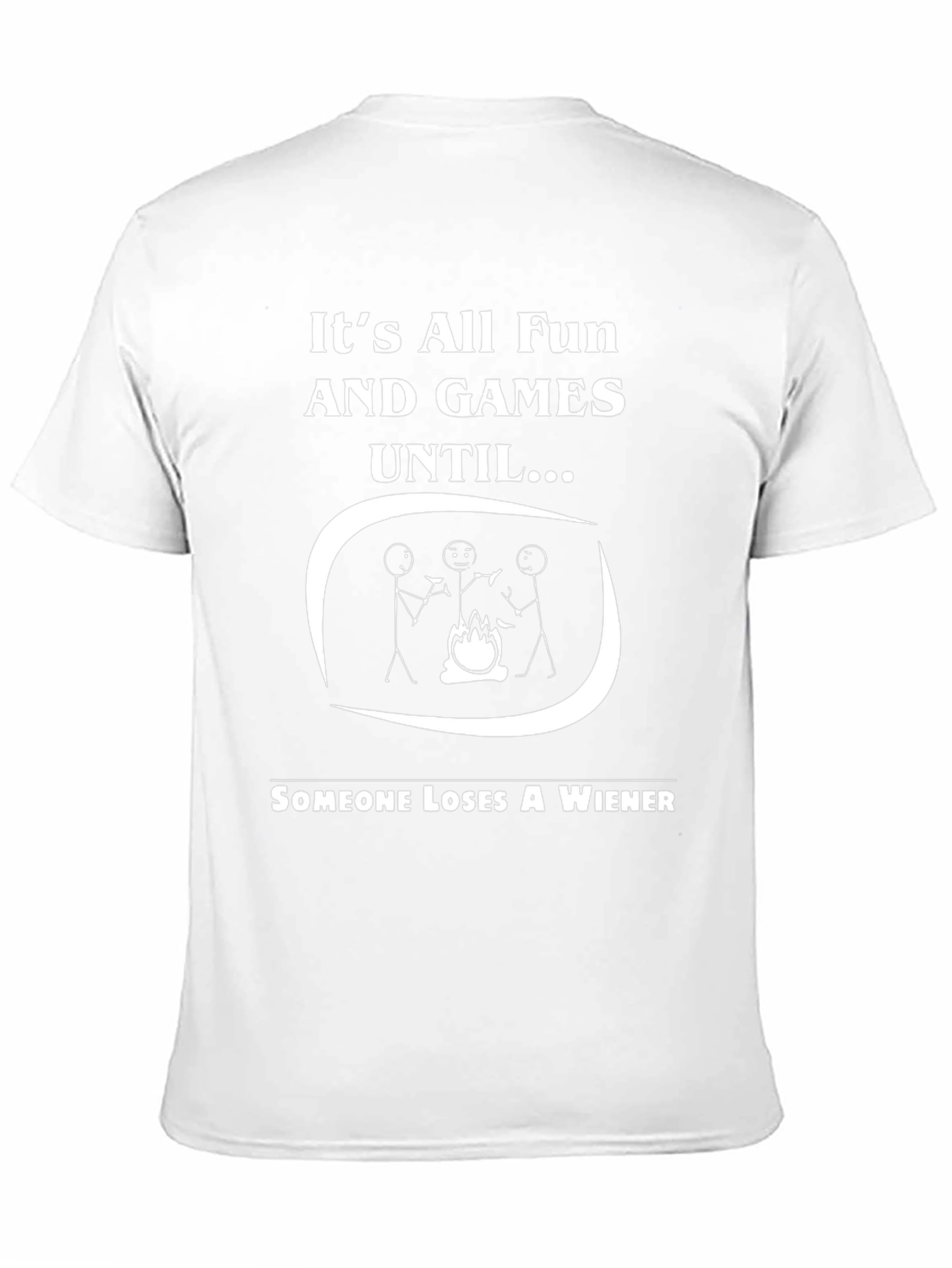 Funny Camping T-Shirt - Loses a Wiener Tee