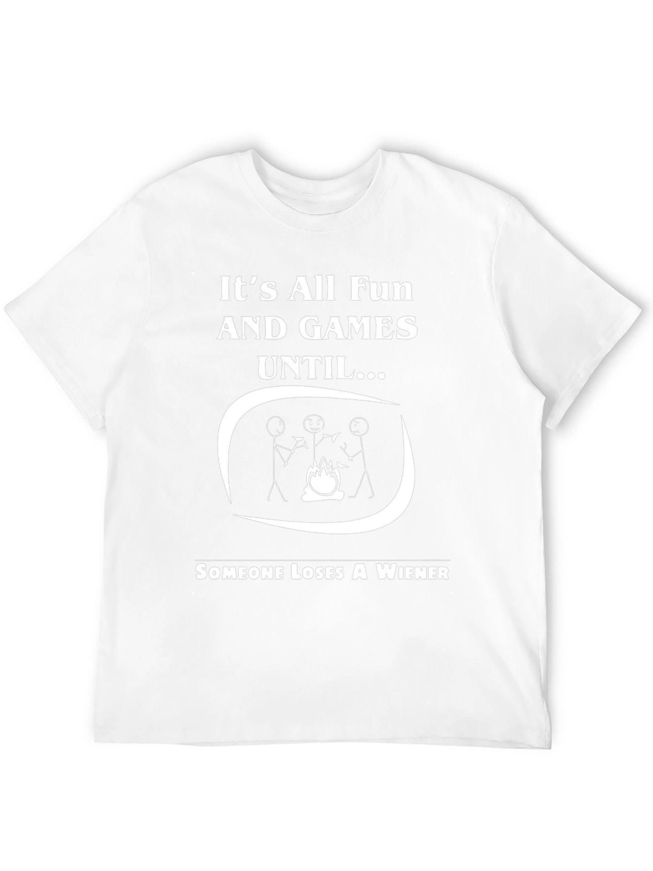 Funny Camping T-Shirt - Loses a Wiener Tee
