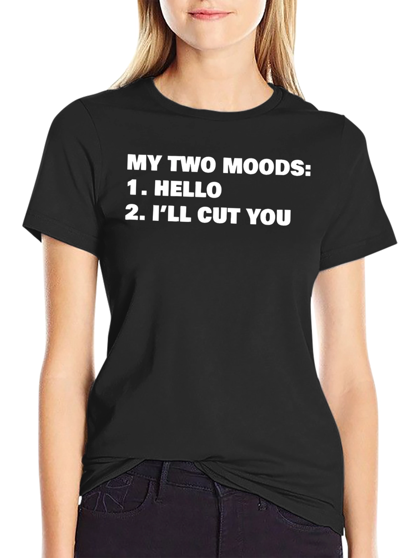 My Two Moods Graphic Tee - Funny Sarcastic T-Shirt