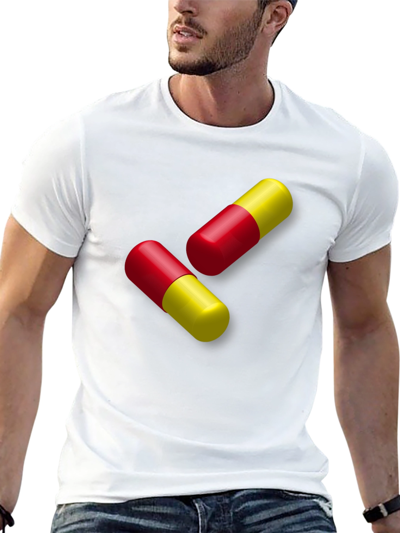 Pill Graphic Black T-Shirt